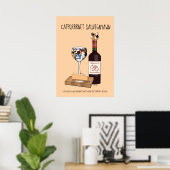Catpurrnet Sauvigyawn Poster (Heimbüro)