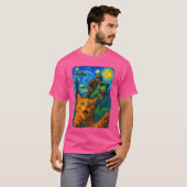 CatRe UFO Sie Retro T-Shirt (Vorne ganz)