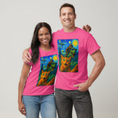 CatRe UFO Sie Retro T-Shirt (Unisex)