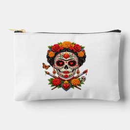 Catrina Artist Sugar Skull–Día de los Muertos Zubehörtasche