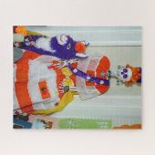 Catrina auf einem Donkey Jigsaw Puzzle (Horizontal)