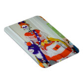 Catrina auf einem flexiblen Magnet des Donkey (Rechte Seite)