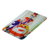 Catrina auf einem flexiblen Magnet des Donkey (Linke Seite)