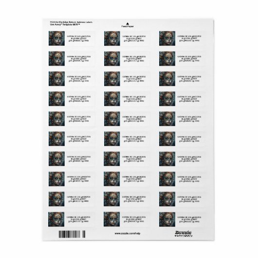 Catrina Azul, Brauch (Vorne)