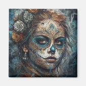 Catrina Azul Magnet (Vorne)