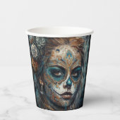 Catrina Azul Pappbecher (Vorderseite)