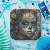 Catrina Azul Pappteller (Party)