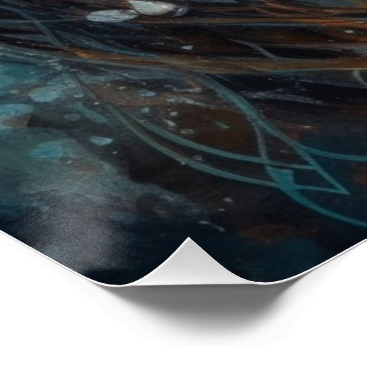 Catrina Azul Poster (Ecke)