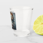 Catrina Azul Schnapsglas (Rechts)