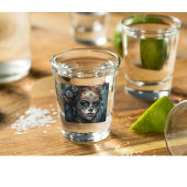 Catrina Azul Schnapsglas