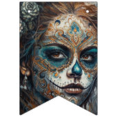 Catrina Azul Wimpelkette (Dritte Fahne)