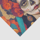 Catrina Day of the Dead 1 Decoupage with text Seidenpapier (Ausschnitt)