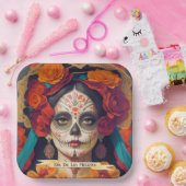 Catrina Day of the Dead 1 mit Text Paper Teller (Party)