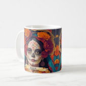 Catrina Day of the Dead 1 with text Kaffeetasse (Vorderseite Links)