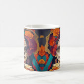Catrina Day of the Dead 1 with text Kaffeetasse (Mittel)