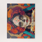 Catrina Day of the Dead 1 with text Puzzle (Vertikal)