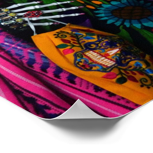 Catrina Mutter und Kind Ofrenda Poster (Ecke)