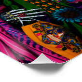 Catrina Mutter und Kind Ofrenda Poster (Ecke)