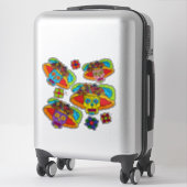 Catrina Sugar Skull Aufkleber (Koffer)