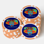Catrina Sugar Skull Pokerchips (Stapel)