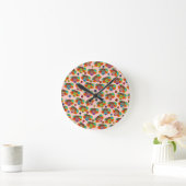 Catrina Sugar Skull Runde Wanduhr (Zuhause)