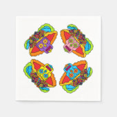 Catrina Sugar Skull Serviette (Vorderseite)