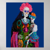 Catrina und Calavera Child Sugar Skull Poster (Vorne)