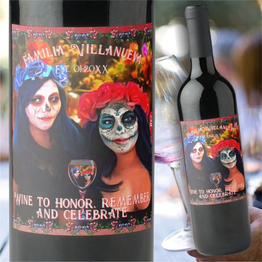 Catrinas Wine to Honor 1718 Weinetikett