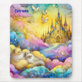 CATRIONA ~Crystal Castle Clouds Kittens ~ Mousepad (Vorne)