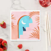 Catrospection Serviette (Beispiel)