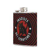 Cats Against Fascists Flachmann (Links)