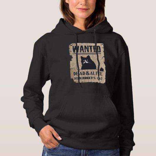 Cats   And Alive Schrodinger's Cat Hoodie (Vorderseite)