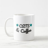 Cats and Coffee – Cute Cat Lover Coffee Kaffeetasse (Links)