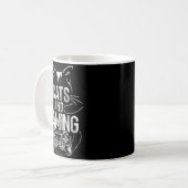Cats And Gaming Funny For Gamer, Cat Lover, Cat Mo Kaffeetasse (Vorderseite Links)