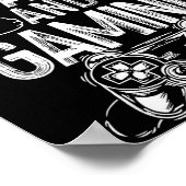 Cats And Gaming Funny For Gamer, Cat Lover, Cat Mo Poster (Ecke)