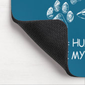 Cats And Sharks Make Me Happy Humans Make My Head Mousepad (Ecke)