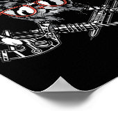 Cats And State Inking Tattoo Lover Tattooing Kitty Poster (Ecke)