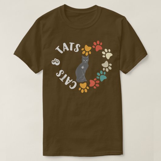 Cats And Tats T-Shirt (Design vorne)