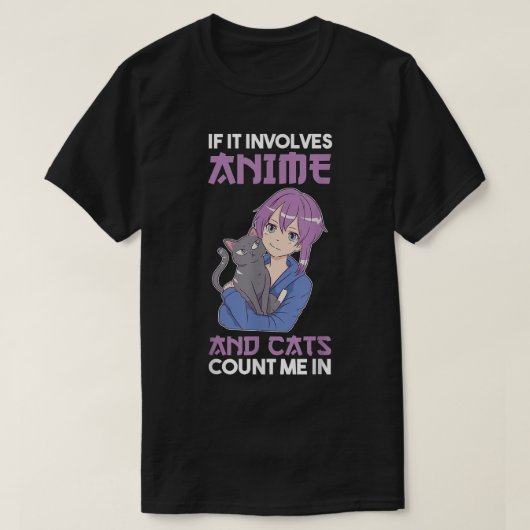 Cats Anime T - Shirt Copy (Design vorne)