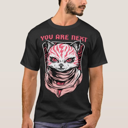 Cats Are Evil Demon Kitty You Are Next T-Shirt (Vorderseite)