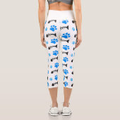 Cats Are Inquisitive Capri Leggings (Rückseite)