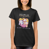 Cats Are Like Potato Chips T-Shirt (Vorderseite)
