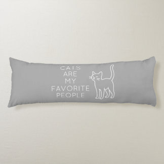 Cats are my favorite people seitenschläferkissen