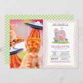 Cats, Bacons und ufos Einladung (Vorne/Hinten)