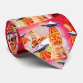 Cats, Bacons und ufos Krawatte (Gerollt)