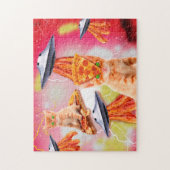 Cats, Bacons und ufos Puzzle (Vertikal)
