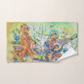 Cats Band, Louis Wain Badhandtuch Set (Handtuch)