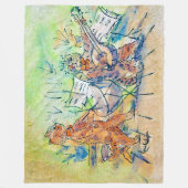 Cats Band, Louis Wain Fleecedecke (Vorderseite)