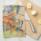 Cats Band, Louis Wain Geschirrtuch (Viertel Falte)