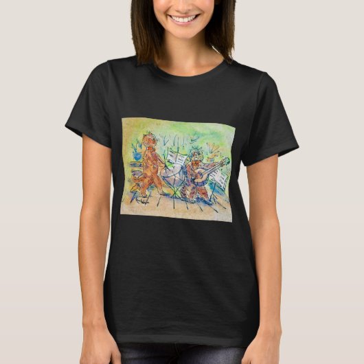 Cats Band, Louis Wain T-Shirt (Vorderseite)